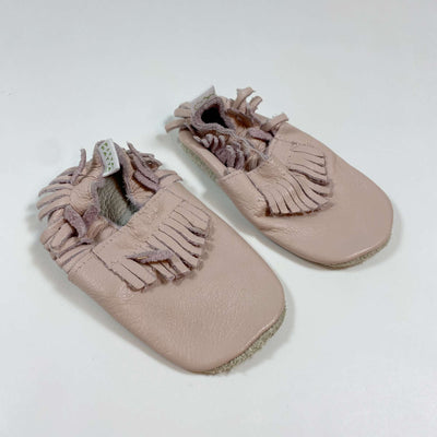 Pitta Patta soft pink leather slippers 24-36M 1