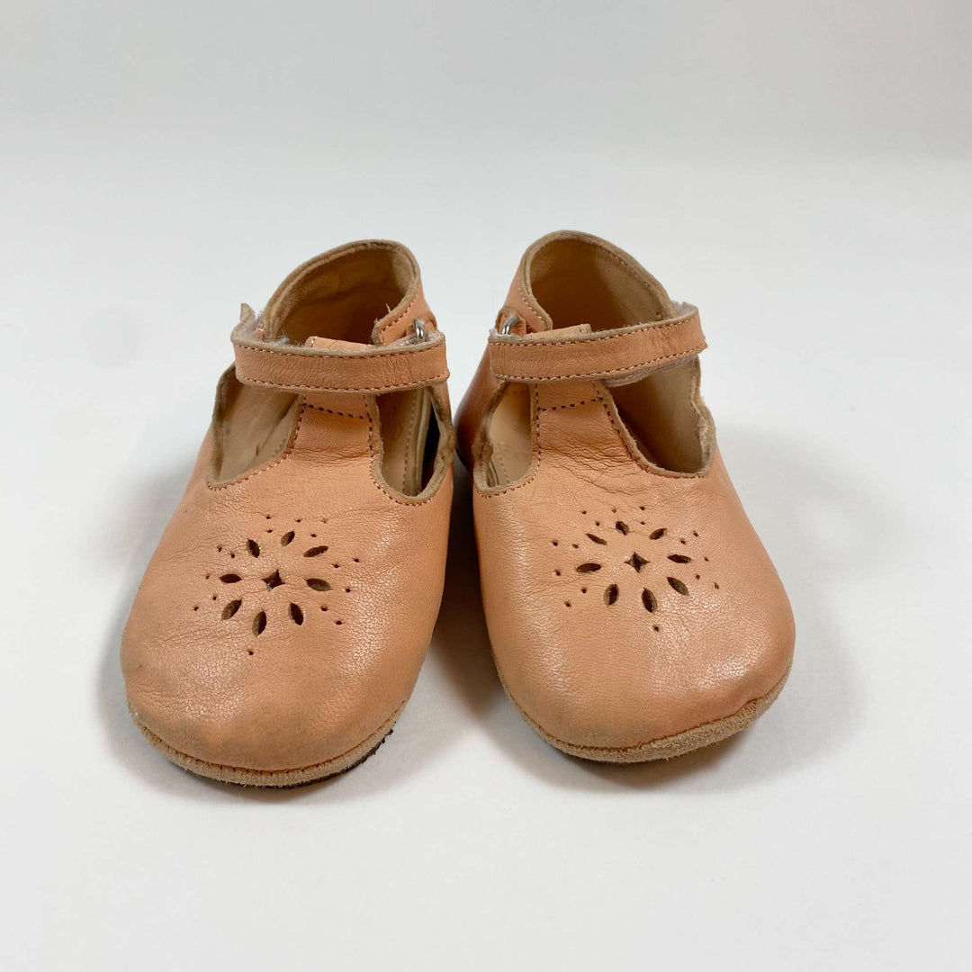 Easy Peasy peach pink leather shoes 23 4