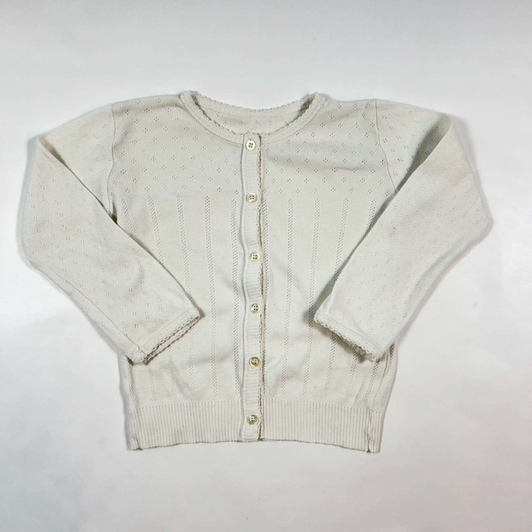 Noa Noa off-white pointelle cardigan 18M/86 1