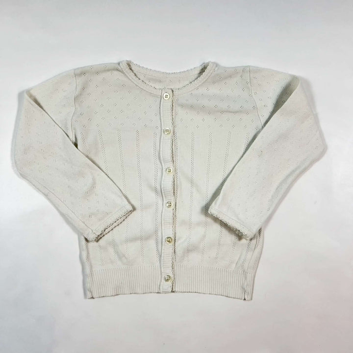 Noa Noa off-white pointelle cardigan 18M/86 1