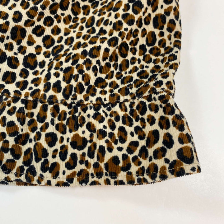 Zara leopard print corduroy skirt 8Y/128 2