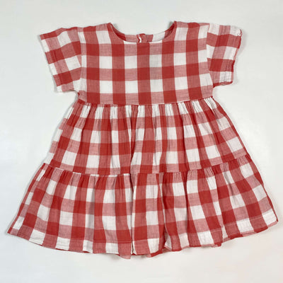 Kids on the Moon large gingham muslin dress 5Y 1