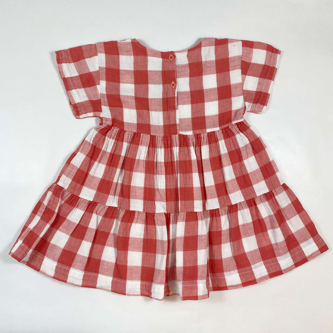 Kids on the Moon large gingham muslin dress 5Y 2