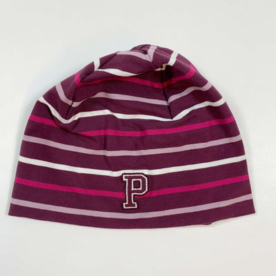 Polarn O. Pyret purple striped all-year hat 52-54/2-9Y 1