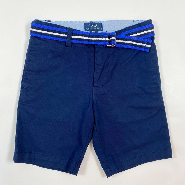 Ralph Lauren navy belted chino shorts Second Season diff. sizes 1