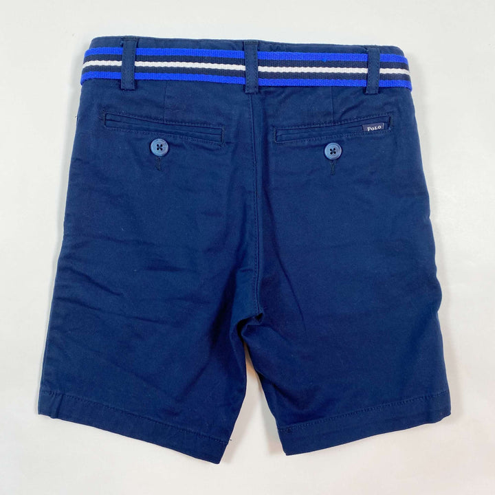 Ralph Lauren navy belted chino shorts Second Season diff. sizes 2