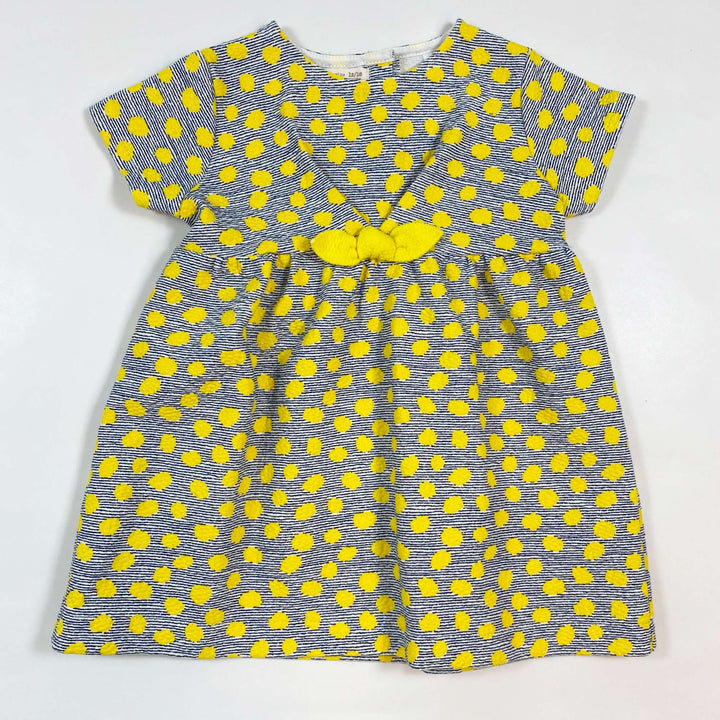 Zara yellow spot summer dress 12-18M/86 1