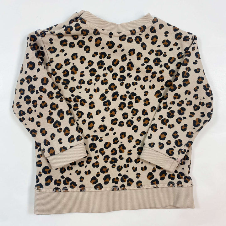 H&M leopard sweatshirt 80/9-12M 2