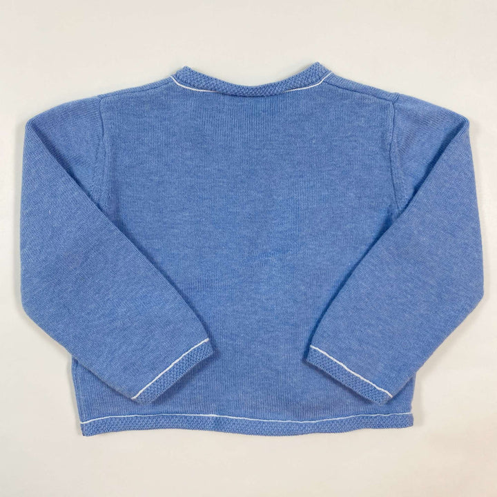 Mayoral blue cotton cardigan 18M/86 3