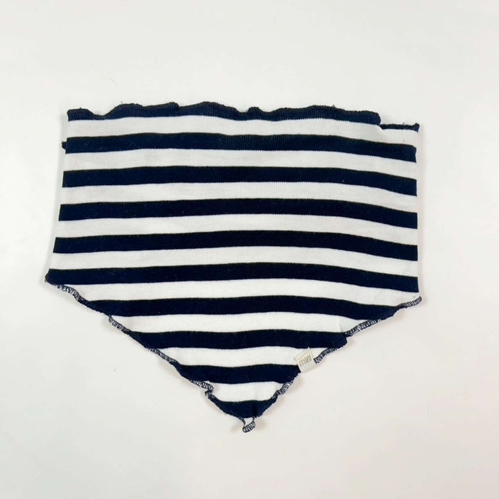 Minimalisma navy striped triangle scarf one size 2