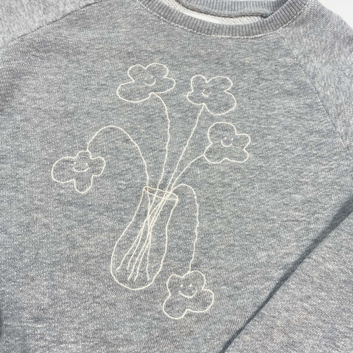 Filou & Friends flowers sweatshirt 7Y 2