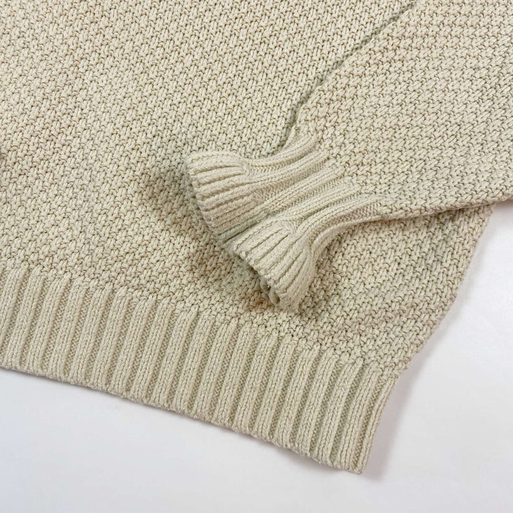 Bellerose cream structure knit sweater 6Y 2