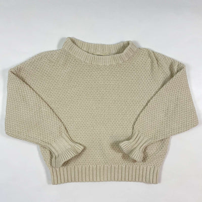 Bellerose cream structure knit sweater 6Y 1