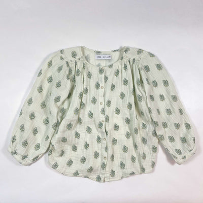 Zara paisley print muslin blouse 7Y/122 1