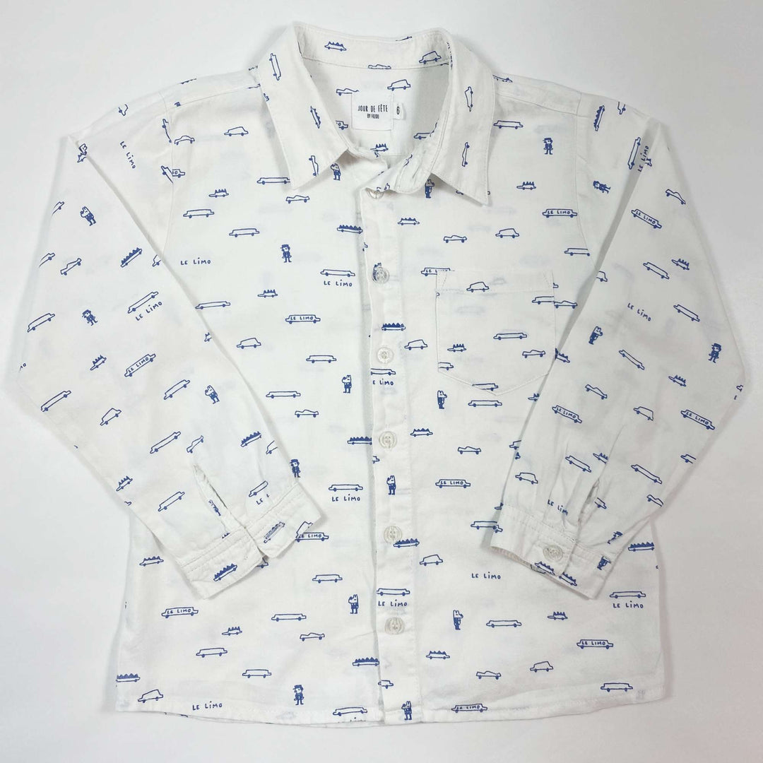 Filou & Friends Le Limo print shirt 6Y 1