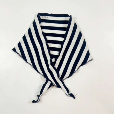 Minimalisma navy striped triangle scarf one size 1