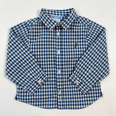 Jacadi blue checked shirt 18M/81 1