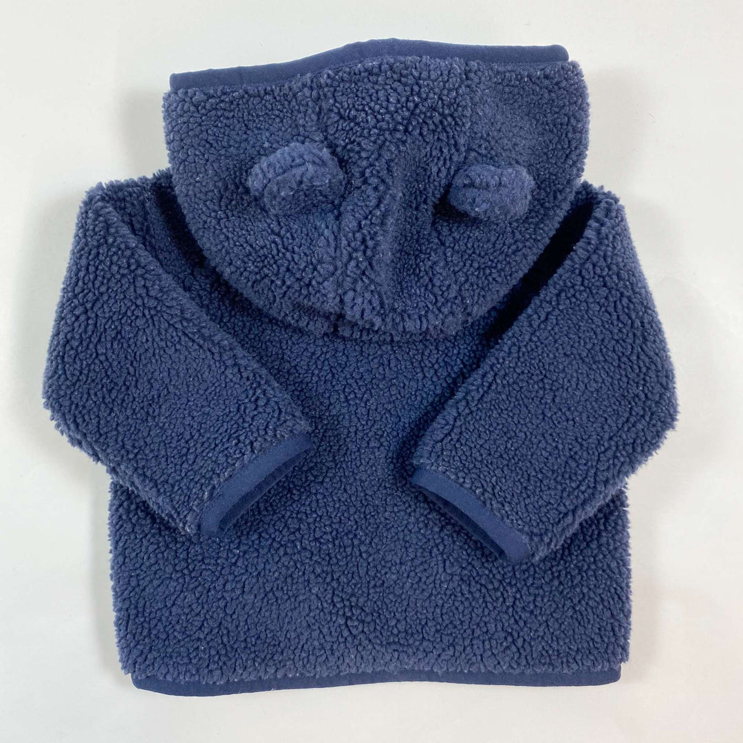 Ralph Lauren navy hooded teddy jacket 12M 3