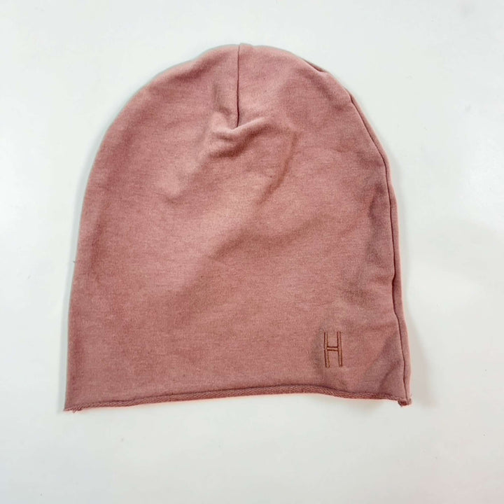 Little Hedonist berry cotton beanie 74/80 1