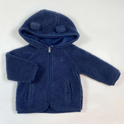 Ralph Lauren navy hooded teddy jacket 12M 1