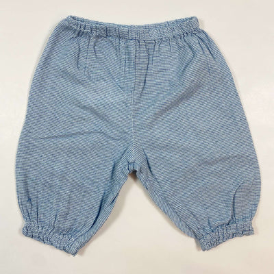 Bonton blue lightweight cotton trousers 6M 1