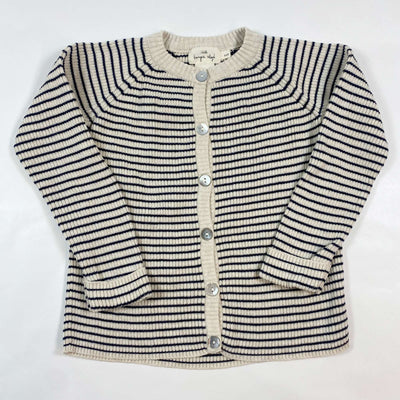 Konges Slojd striped organic cotton knitted cardigan 3-4Y 1