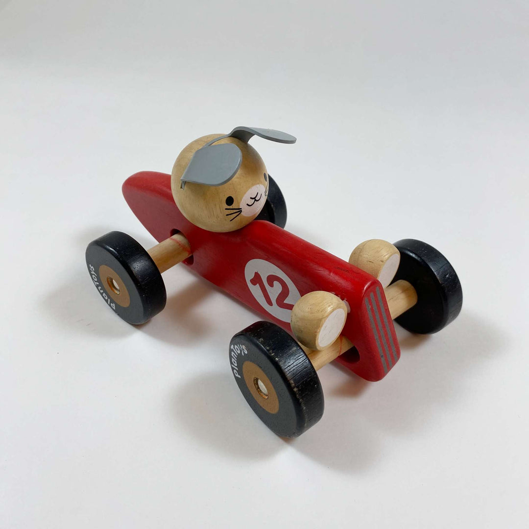 Plan Toys red bunny car one size 1