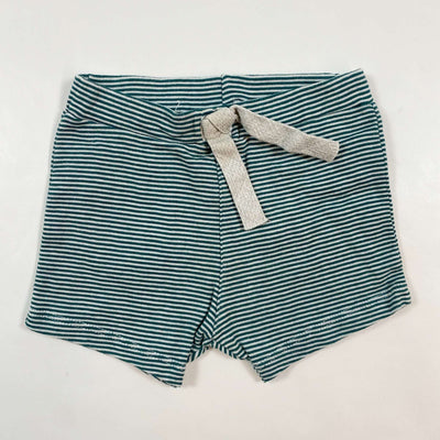 Petit Bateau green stripe shorts 6M/67 1