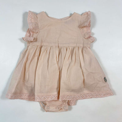 Wheat pink eyelet embroidery cotton baby dress 1M/56 1