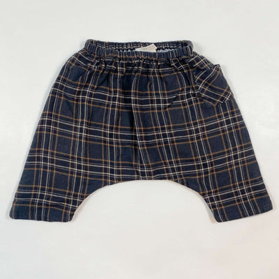 Caramel charcoal plaid baby trousers 12M 1