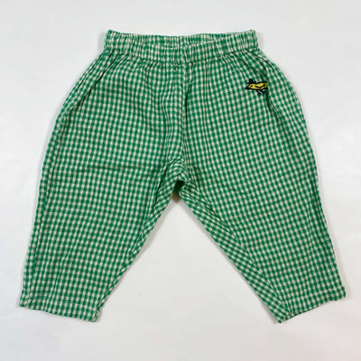 Bobo Choses green check linen blend trousers 12M/80 1
