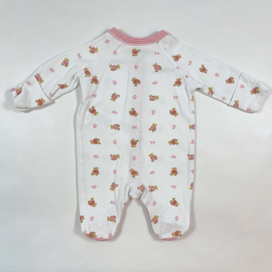 Ralph Lauren pink teddy print iconic pyjama NB/50 2