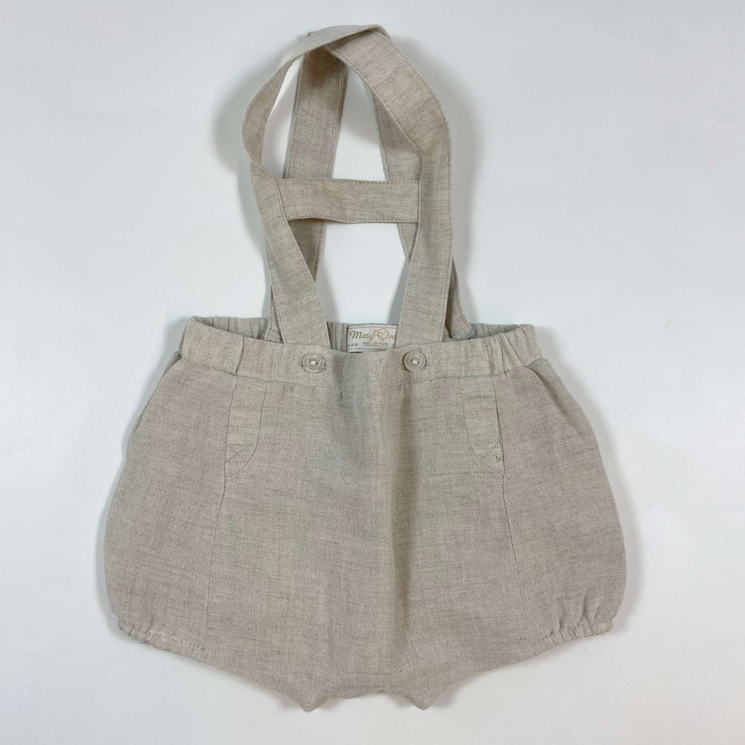 Mayoral beige linen blend bloomers 4-6M/70 2