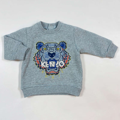 Kenzo light grey melange iconic sweatshirt 3M/59 1