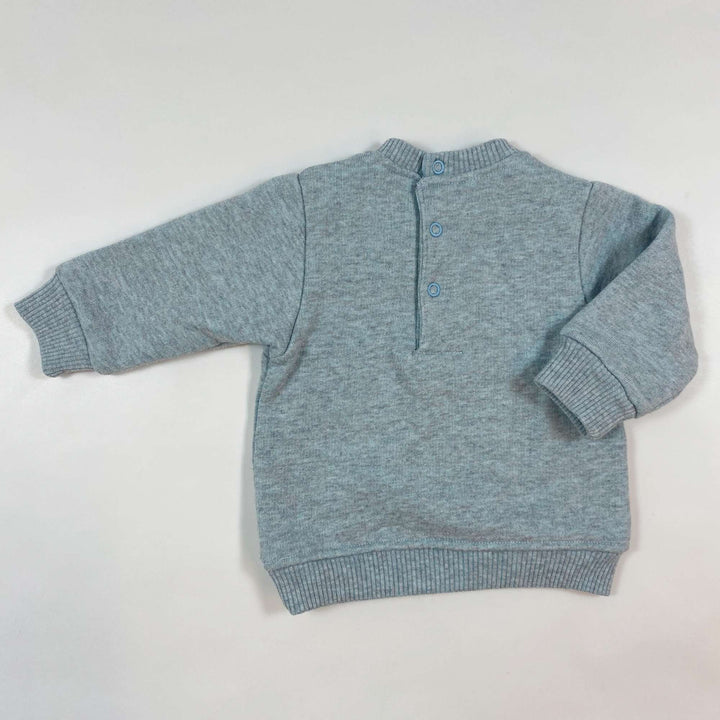 Kenzo light grey melange iconic sweatshirt 3M/59 2