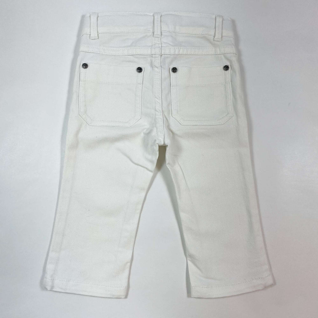 Jacadi white jeans 12M 2
