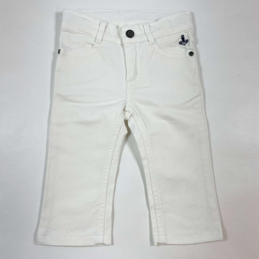 Jacadi white jeans 12M 1