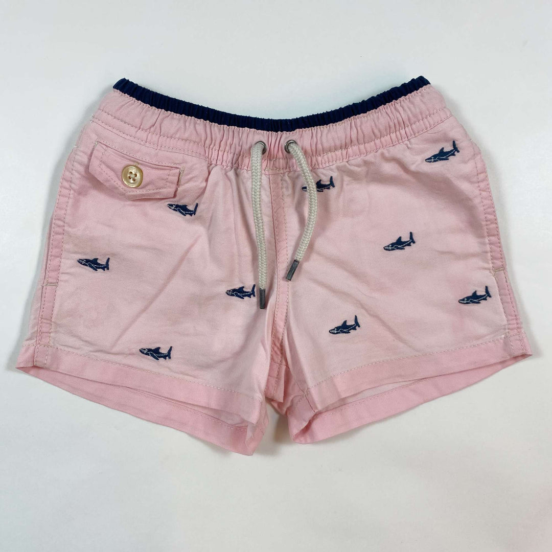 Ralph Lauren shark embroidery swimshorts 2Y 1