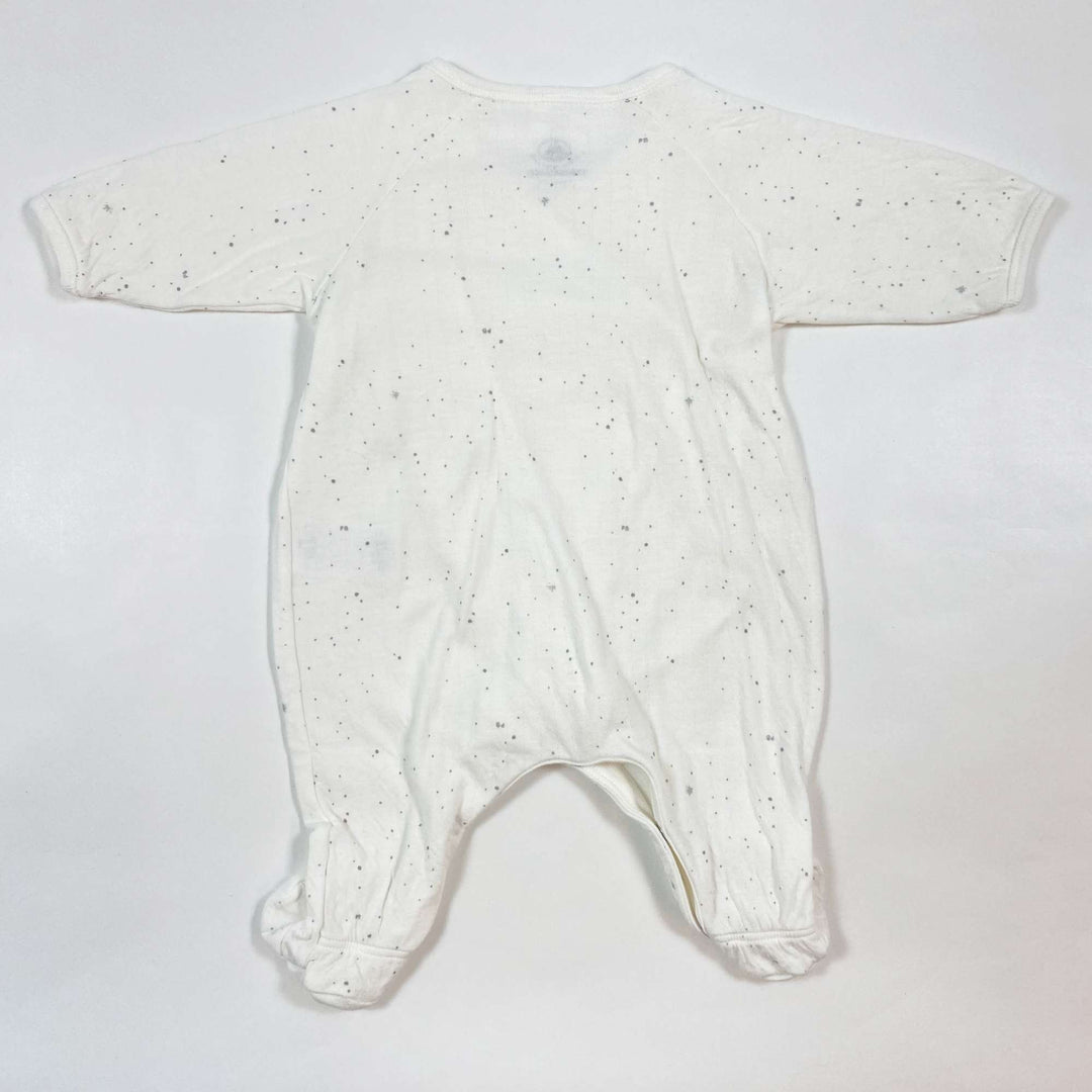 Petit Bateau starry night wrap footed pyjama 1M/56 2