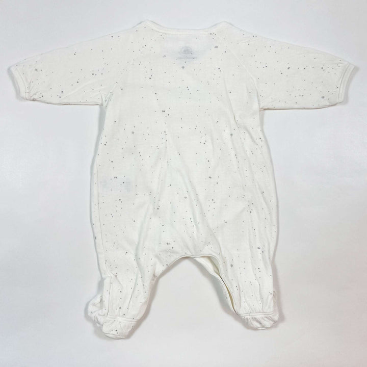 Petit Bateau starry night wrap footed pyjama 1M/56 2