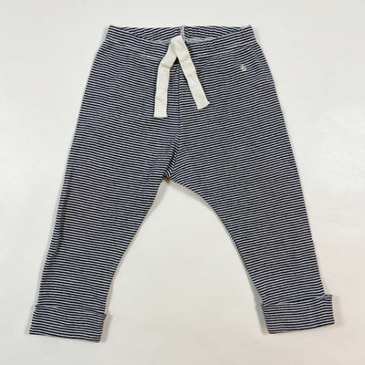 Petit Bateau navy stripe leggings 12M/74 1