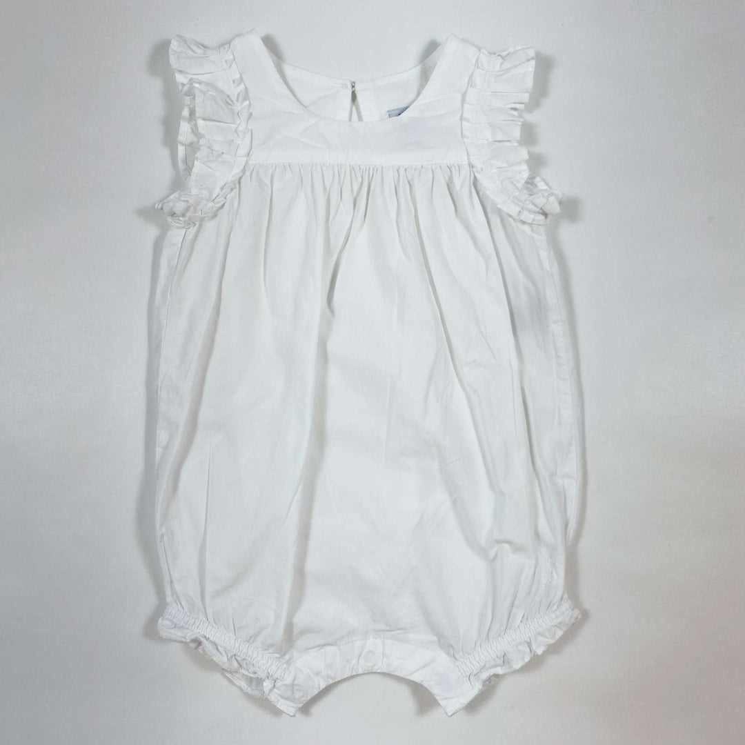 Petit Bateau white summer romper 3M/60 1