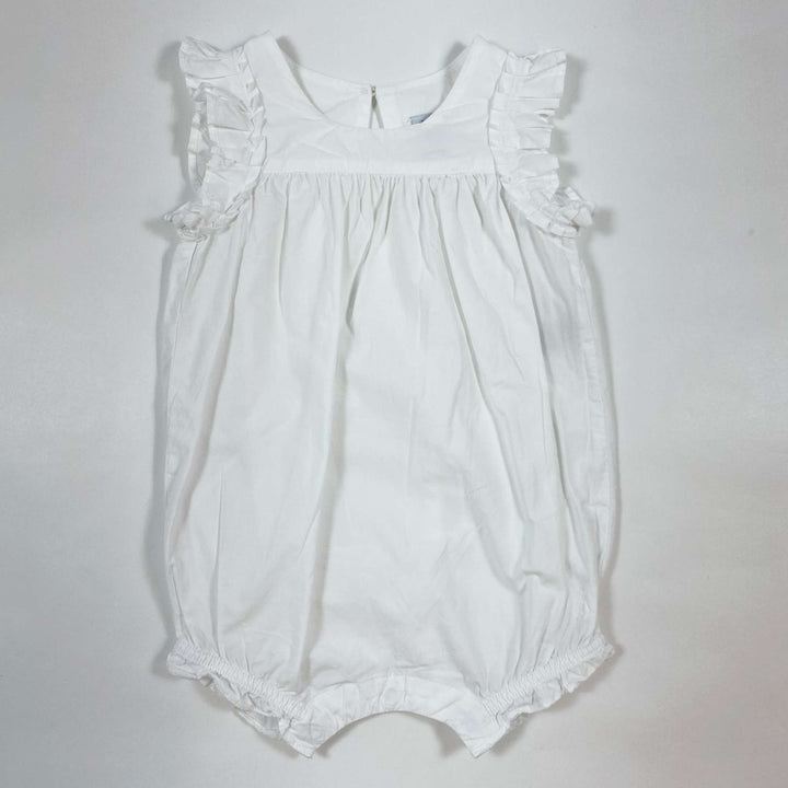 Petit Bateau white summer romper 3M/60 1