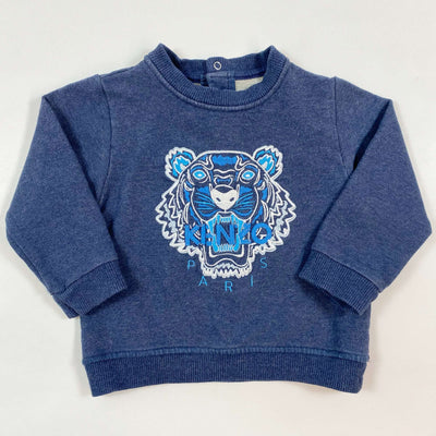 Kenzo blue melange iconic sweatshirt 18M/80 1