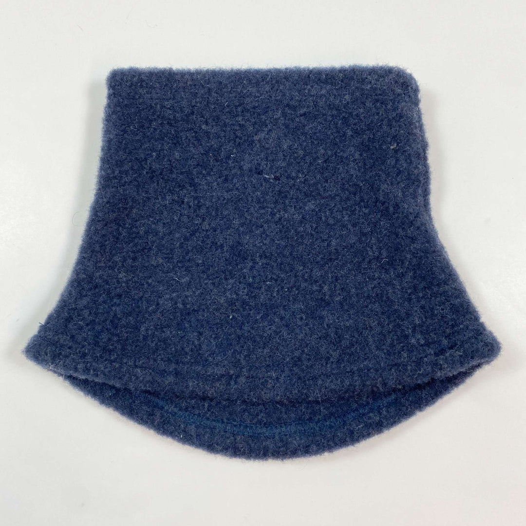 Pure Pure by Bauer navy melange organic merino neck warmer 1/1-2Y 2