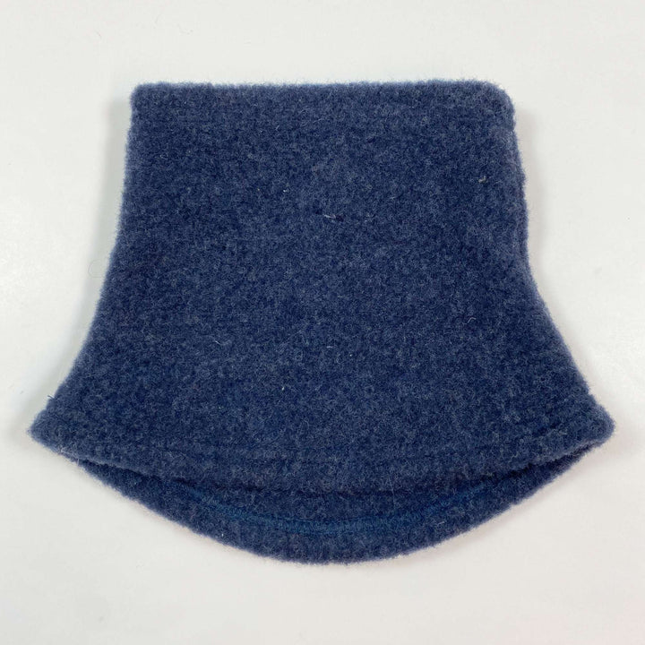 Pure Pure by Bauer navy melange organic merino neck warmer 1/1-2Y 2