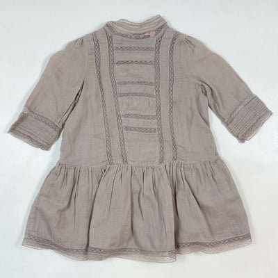 Bonpoint greige embroidery detail tunic 3Y 1