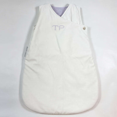 Théophile et Patachou white velvet baby sleeping bag one size - 0-6M 1
