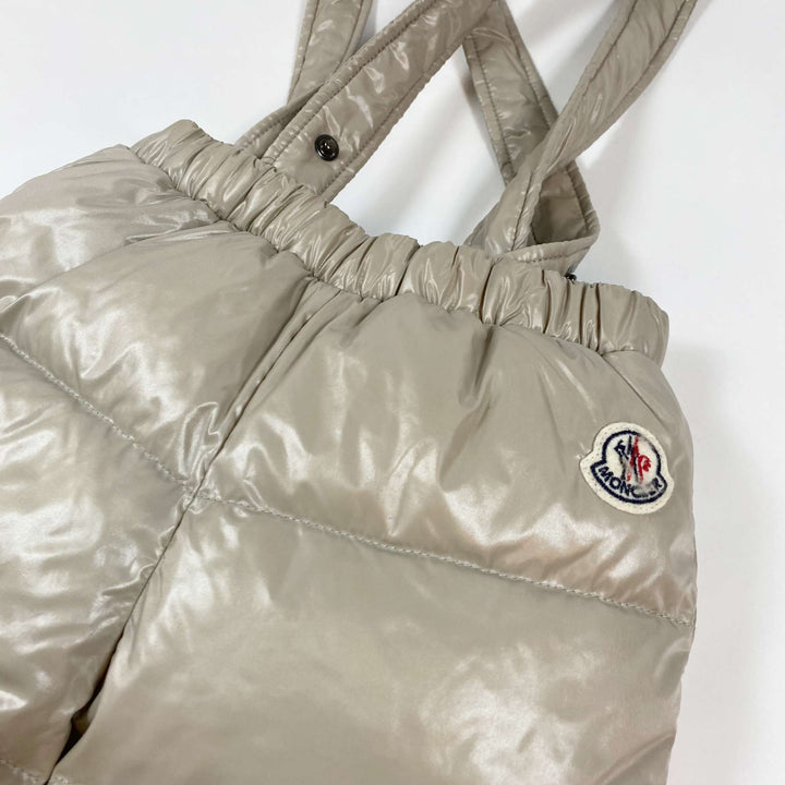 Moncler beige ski trousers 12-18M/80 2