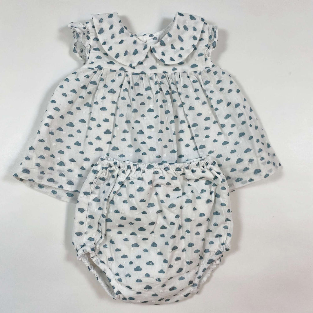 La Coqueta cloud print baby set 3M 1